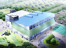 광명돔경륜장 내 복합문화체육센터 이미지