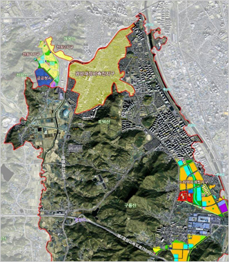 사업개요 - 광명시 광명동 및 철산동 지도