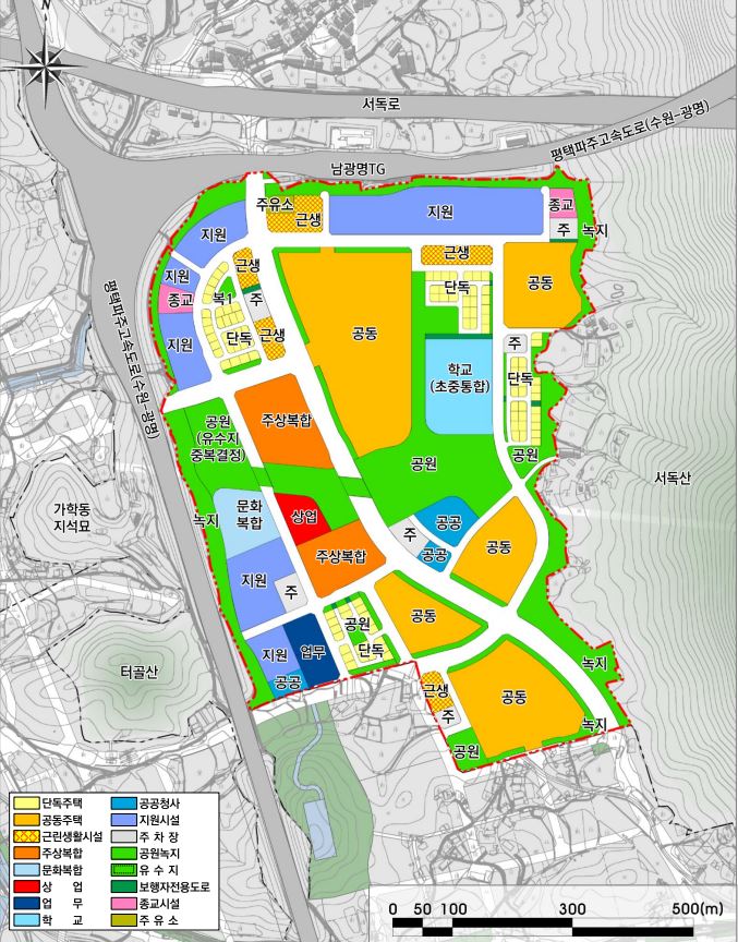 광명학온 공공주택지구 조성사업 이미지