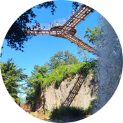 도덕산 출렁다리 사진