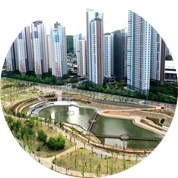 새빛공원 & 자경저류지 사진