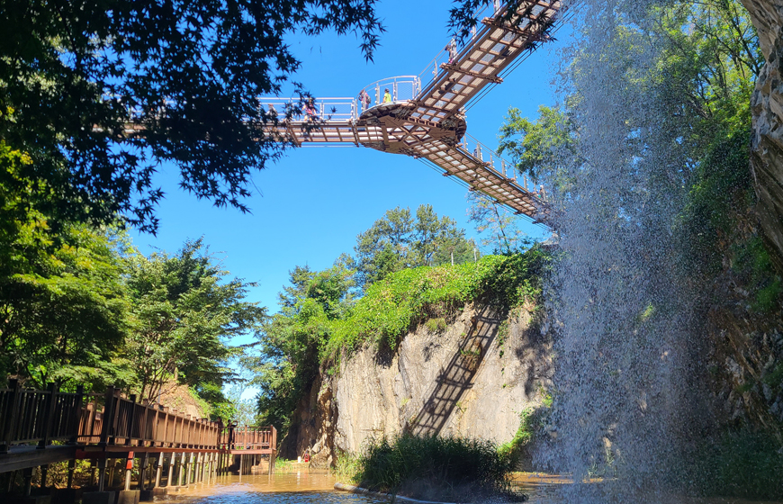 도덕산 출렁다리 사진1