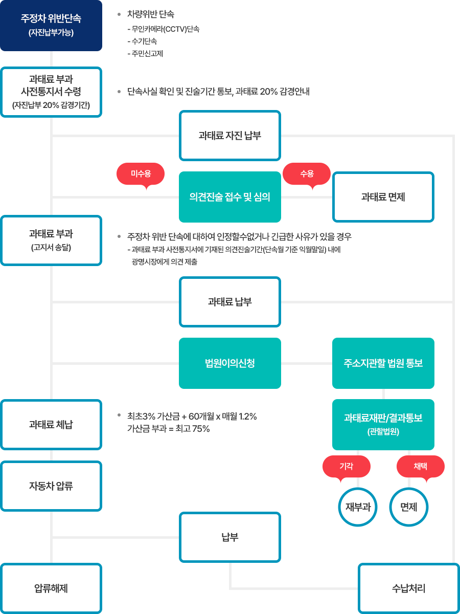 과태료 업무처리 절차