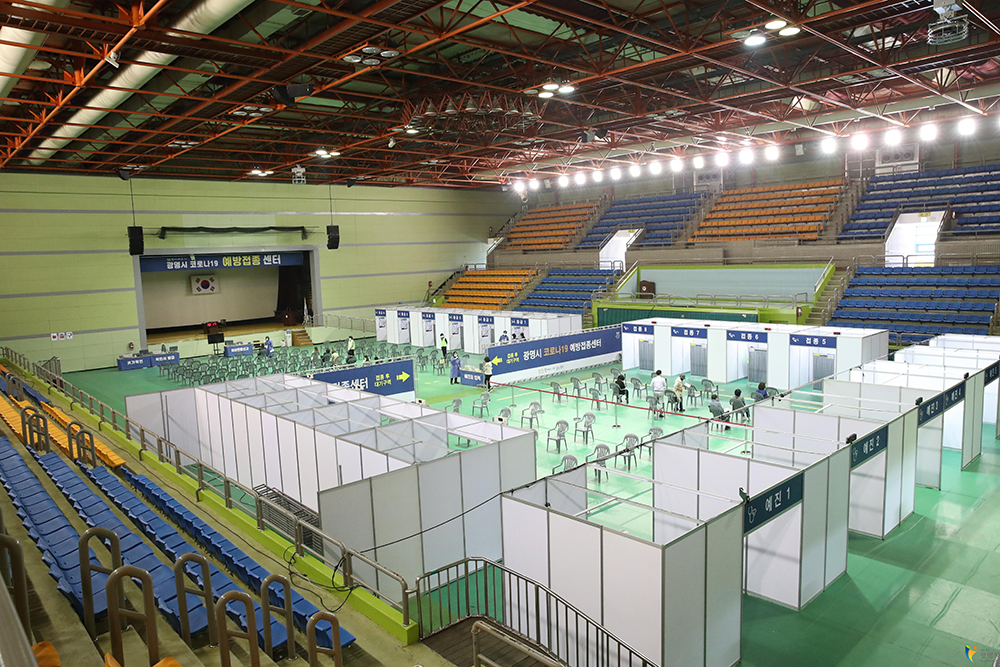 예방접종센터 내부 사진