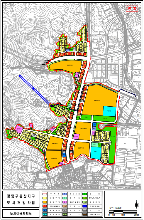 구름산지구 도시개발사업 이미지