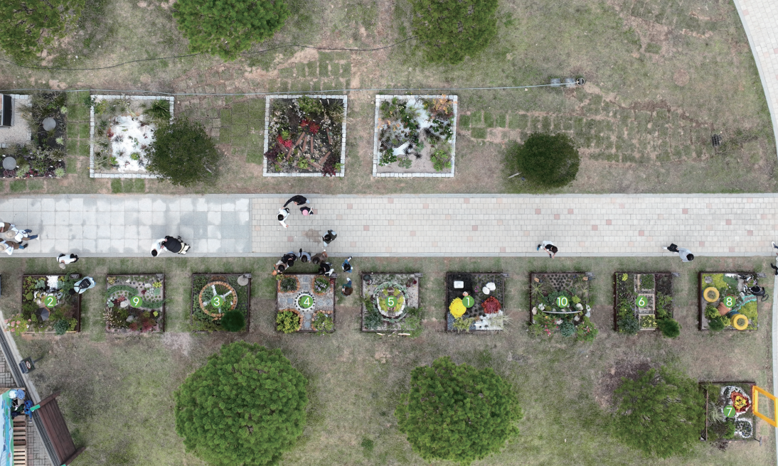 정원관리 대상지 사진대지(시민정원 사진)