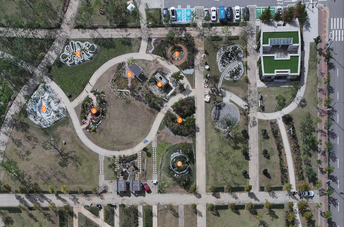 정원관리 대상지 사진대지(작가정원 사진)