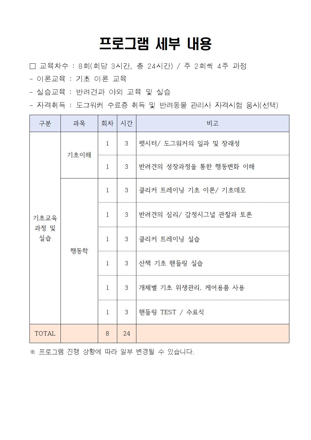 프로그램 세부 내용(반려동물 관리사 양성교육).jpg