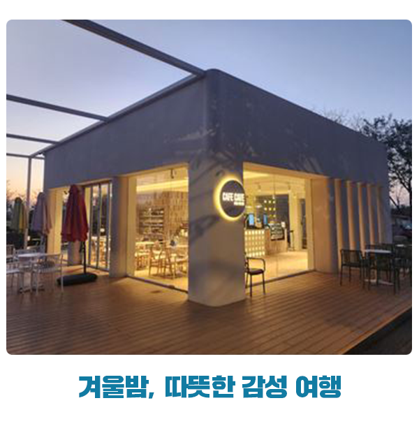 겨울밤, 따뜻한 감성 여행